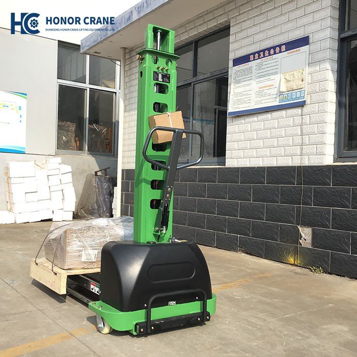 semi electric self loading stacker