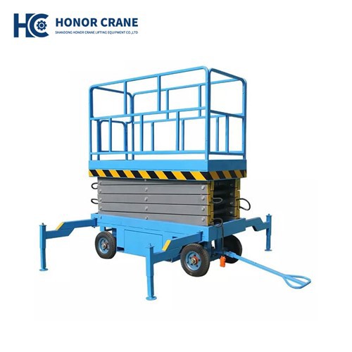 Angkat Gunting Perancah Mudah Alih